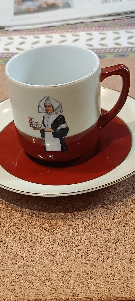 Droste kop en schotel, Ophalen of Verzenden