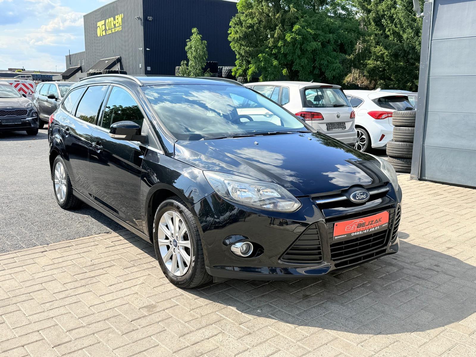 Ford Focus 1.6TDCi 2013 1jaar garantie, Auto's, Ford, Euro 5, Zwart, Bedrijf, Grijs