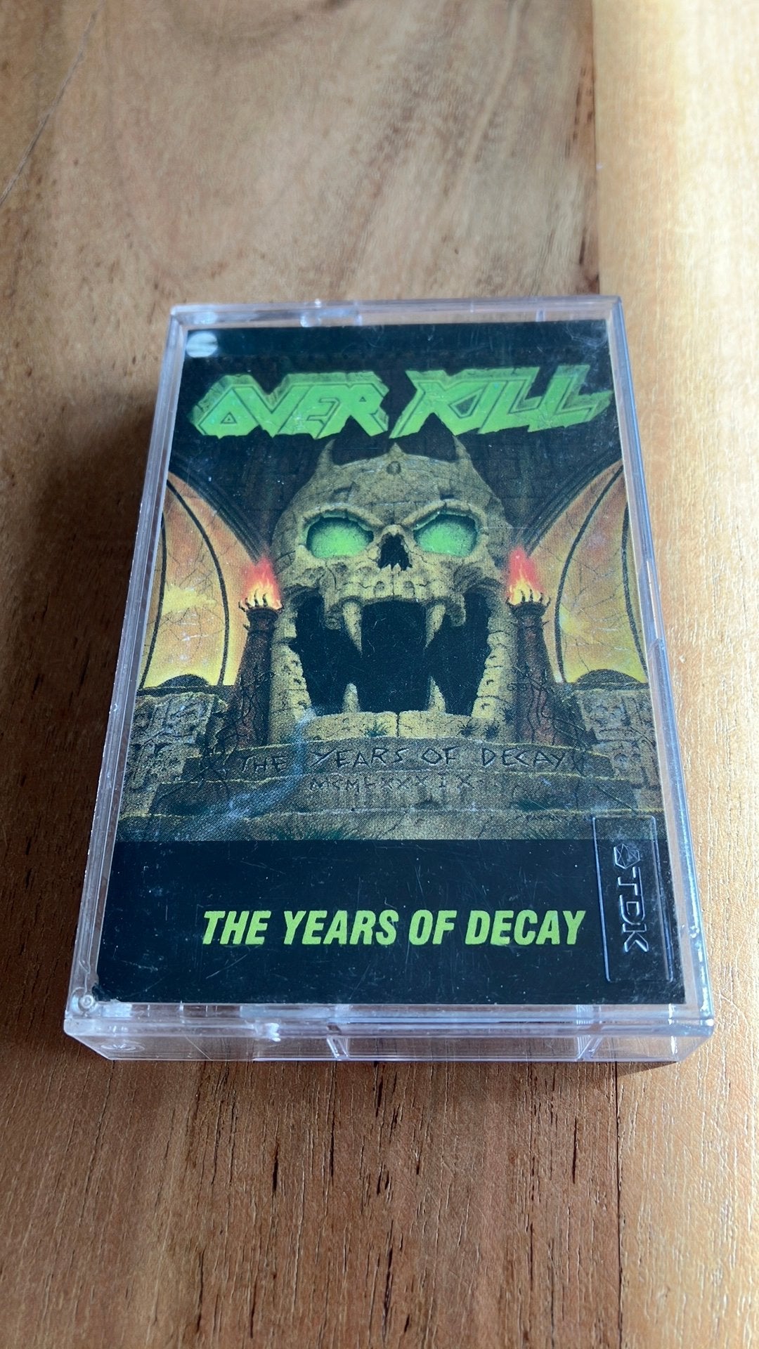 Tape cassette overkill: the years of decay / trash, Cd's en Dvd's, Cassettebandjes, Gebruikt, 1 bandje, Ophalen of Verzenden, Origineel