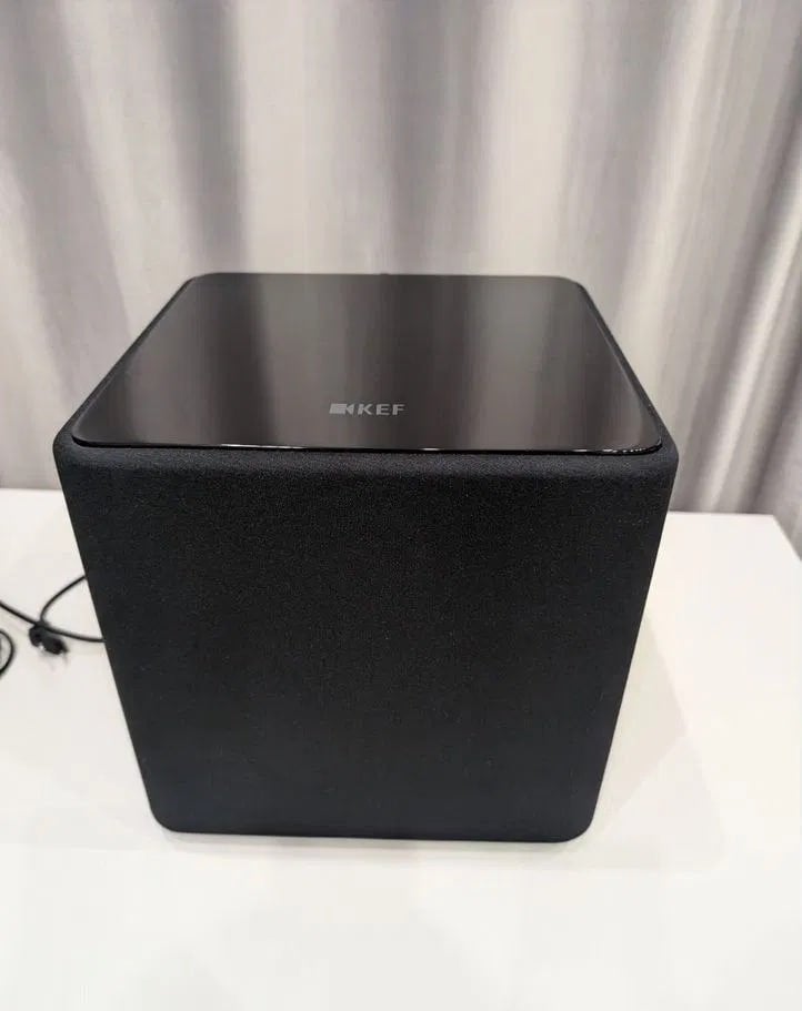 KEF Kube 8 MIE — caisson de basses en parfait état, TV, Hi-fi & Vidéo, KEF, 150 watts ou plus, Subwoofer, Enlèvement ou Envoi