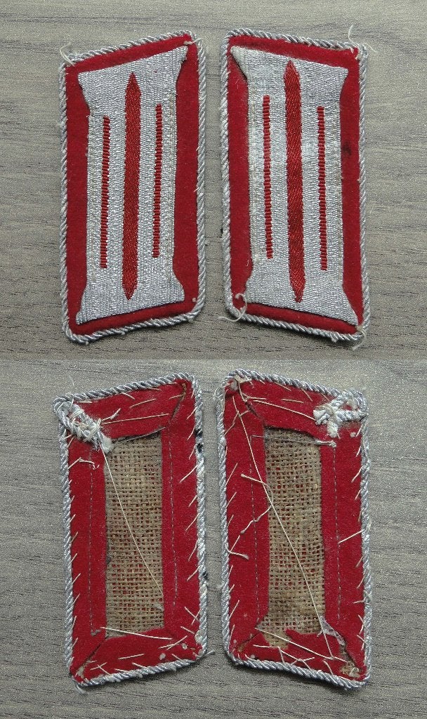 pattes de col allemands SchuPo der Gemeinde, Enlèvement ou Envoi, Armée de terre, Emblème ou Badge