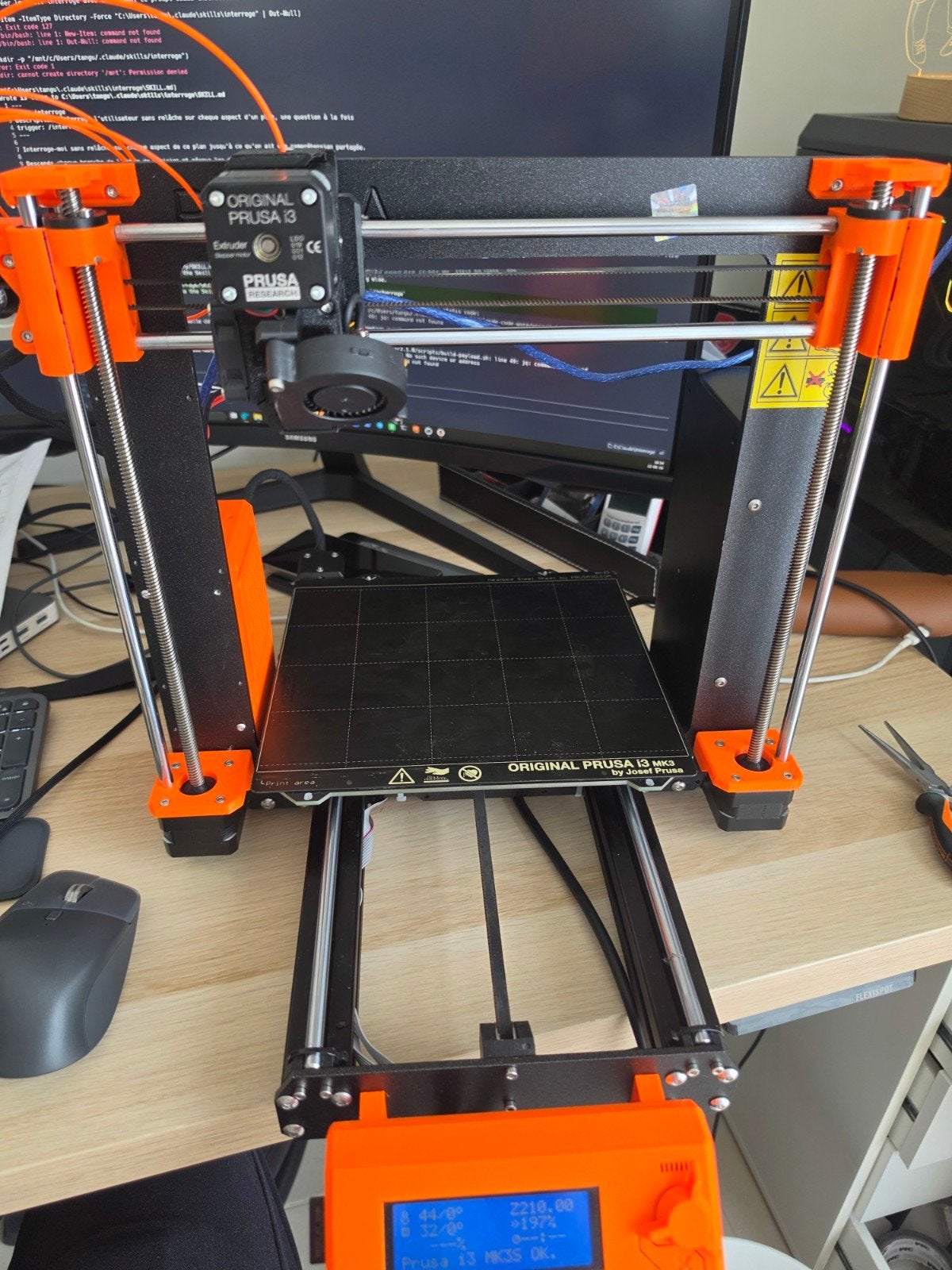 Prusa MK3S+, Ophalen