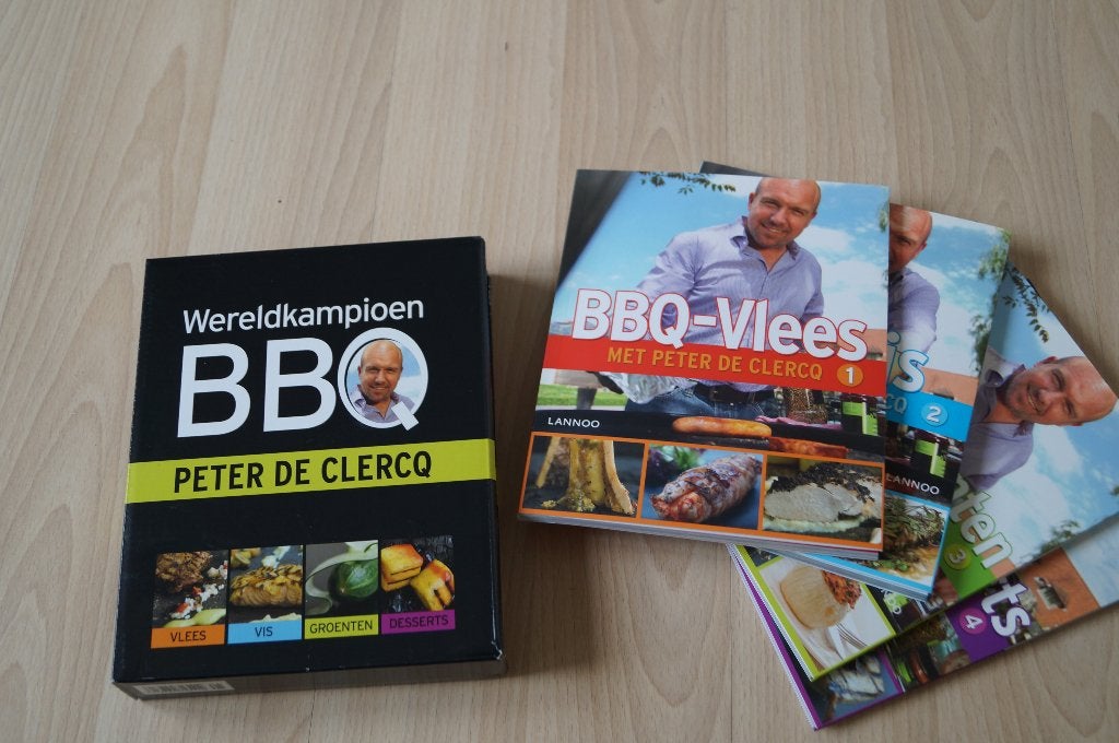BBQ-kookboeken Peter De Clercq, Ophalen of Verzenden