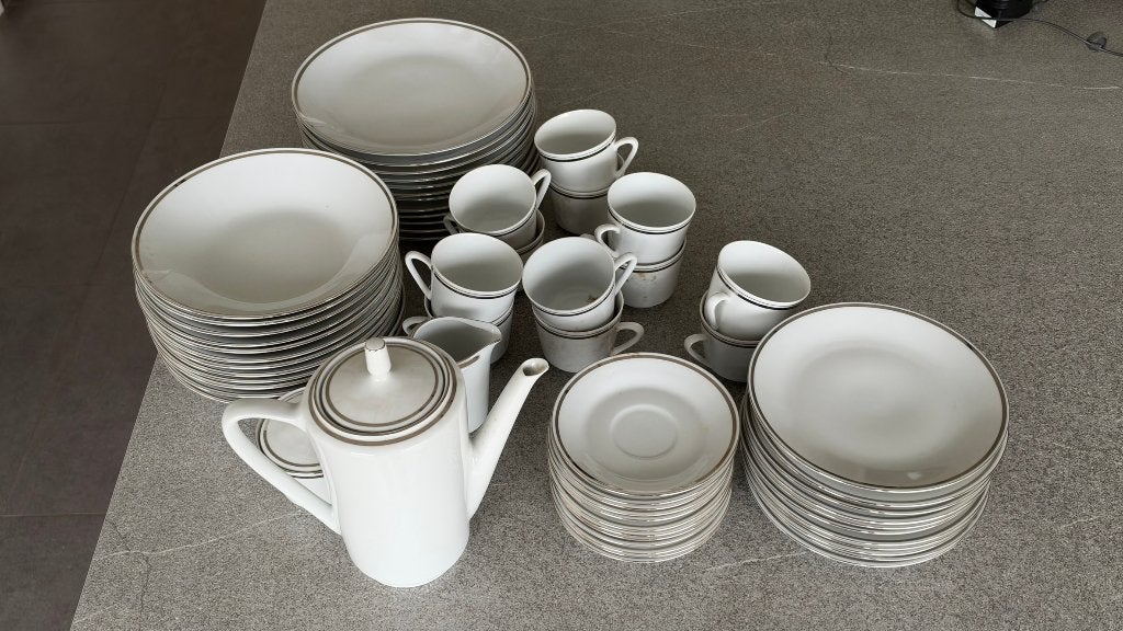 Servies Kahla Könitz porselein, Ophalen, Gebruikt, Vintage, Bord(en)