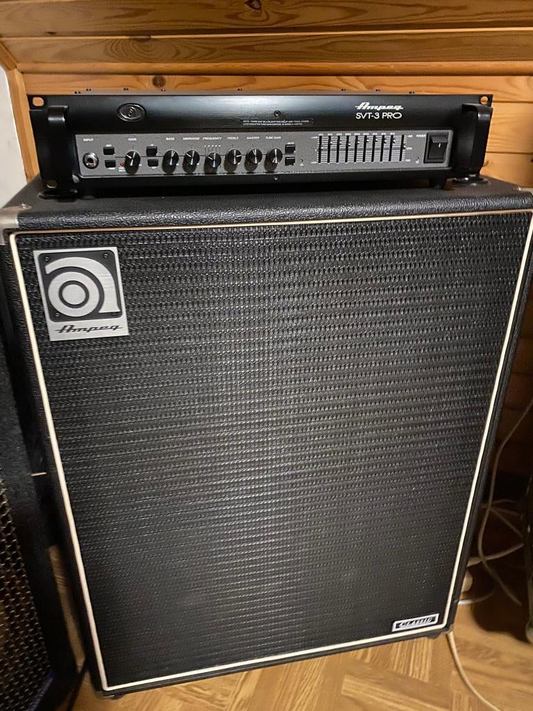 Ampeg SVT-3 Pro + Ampeg Classic Cabinet SVT 410 HLF, Musique & Instruments, Amplis | Basse & Guitare, Comme neuf, Guitare basse