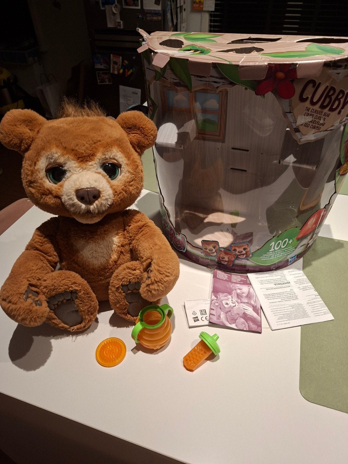 FurReal Cubby de Beer - Interactieve Knuffel, Ophalen