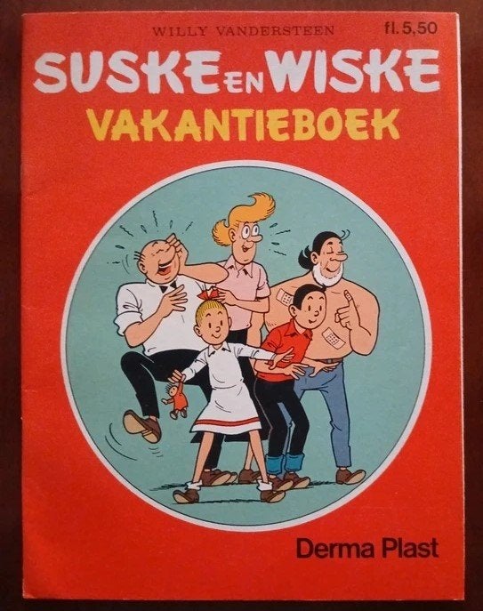 Suske en Wiske vakantieboek (Derma Plast), Enlèvement ou Envoi, Willy Vandersteen, Une BD, Comme neuf