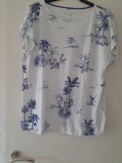 T-shirt voor dames Gerry Weber, Wit, Maat 42/44 (L), Ophalen of Verzenden, Zo goed als nieuw