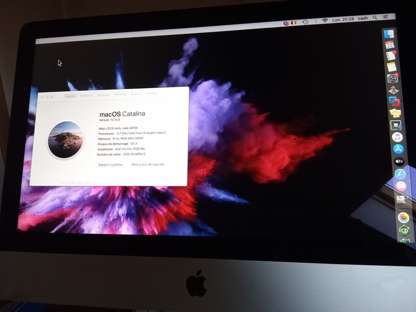 iMac, Computers en Software, Apple Desktops, Ophalen of Verzenden, 8 GB, IMac