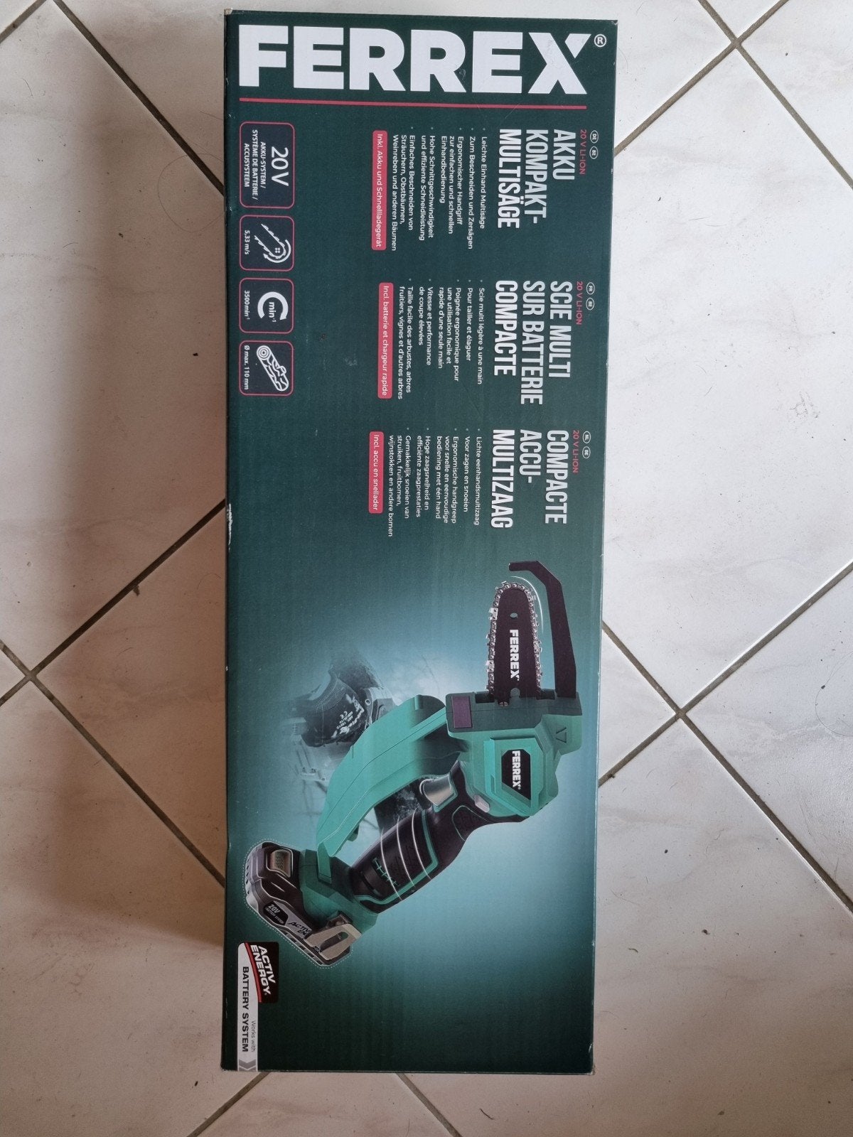 compacte accu multizaag, Tuin en Terras, Ophalen, Accu