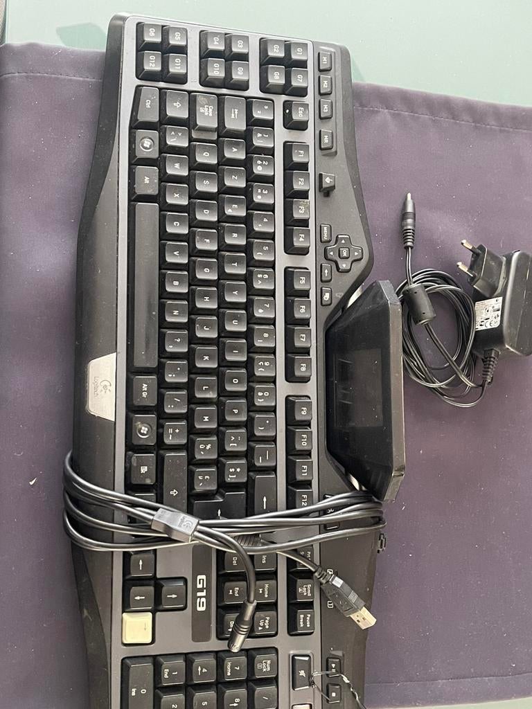 Logitech G19, Ophalen, Gebruikt, Azerty, Gaming toetsenbord
