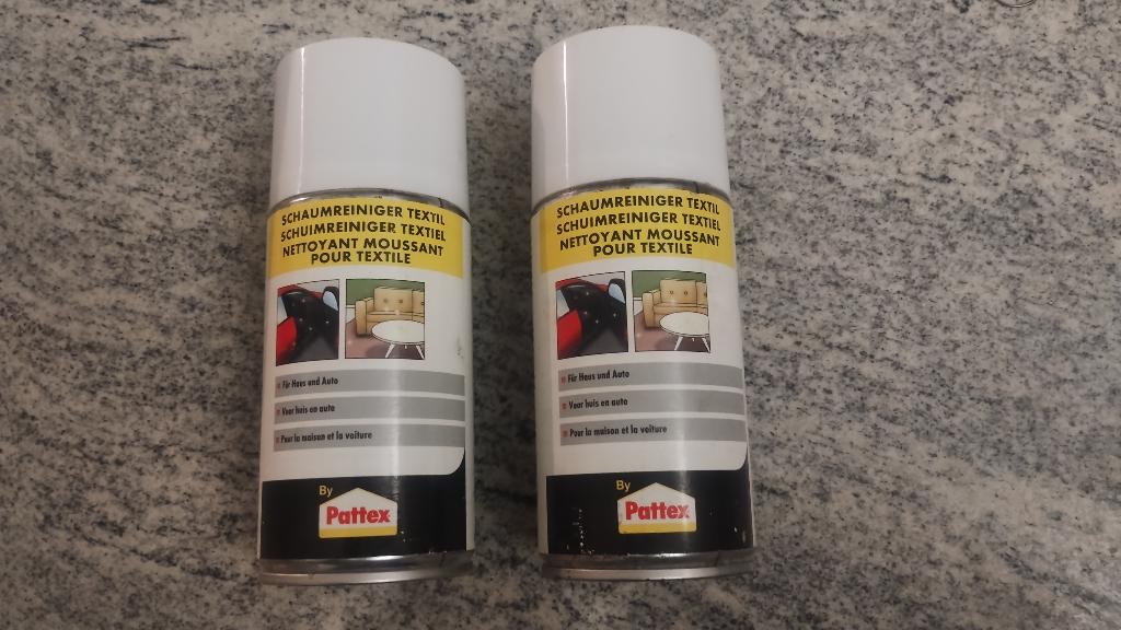 2 bombes de nettoyeur moussant pour textile, non utilisés, Maison & Meubles, Produits de nettoyage, Produit de nettoyage, Enlèvement ou Envoi