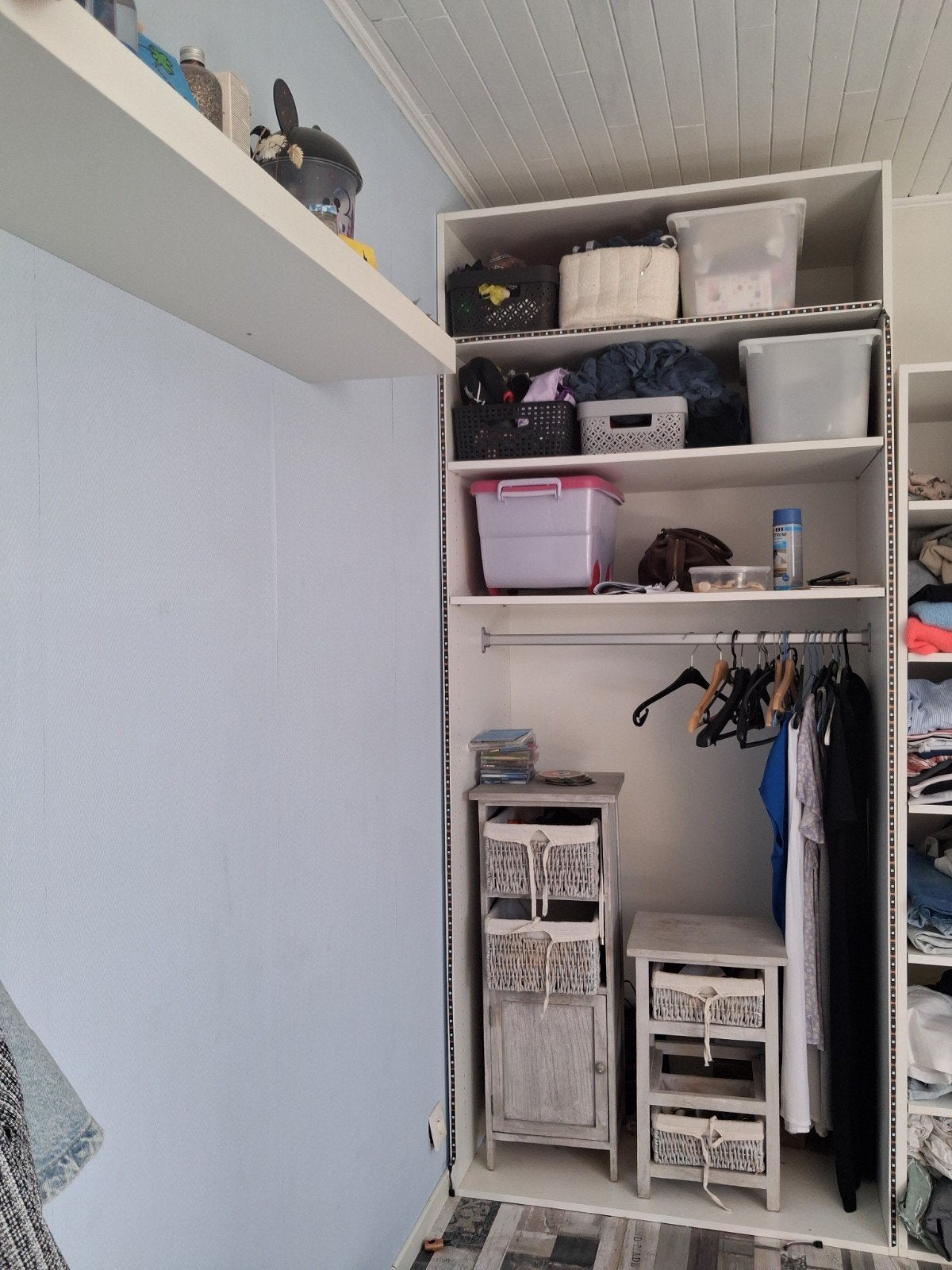 Open kleerkast wit, Huis en Inrichting, Kasten | Kleerkasten, Ophalen