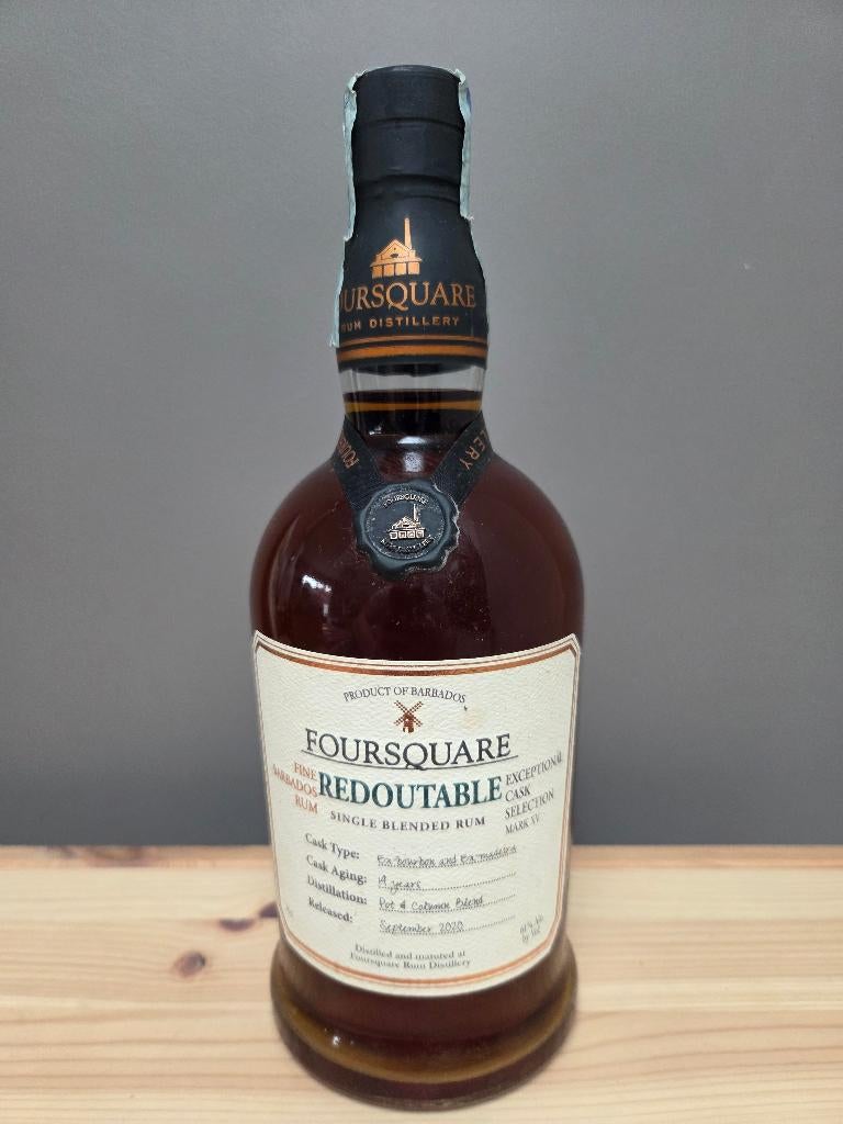 Formidabel Foursquare Rum 14 jaar 61%, Verzamelen, Ophalen of Verzenden, Vol