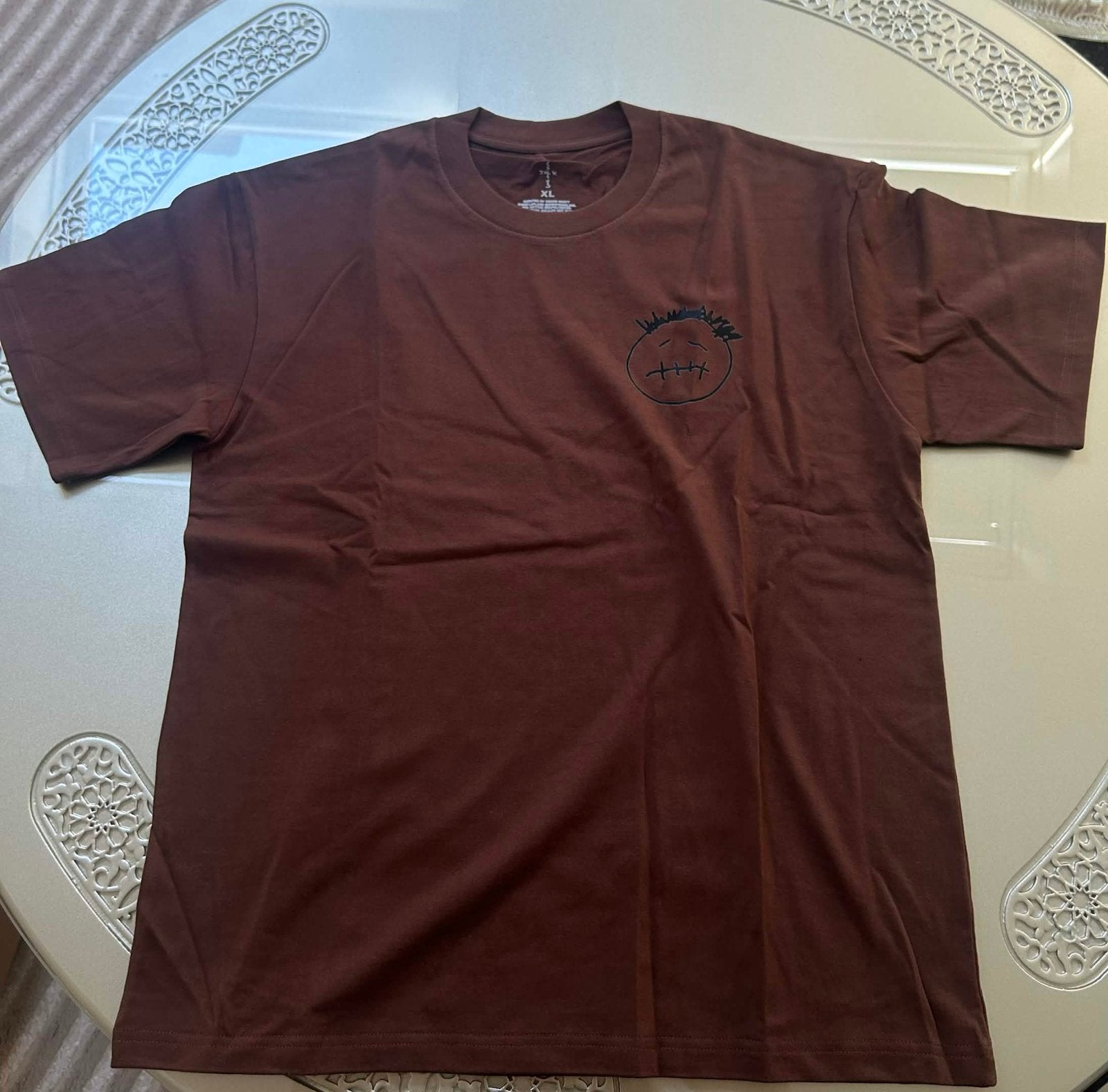 Chemise Cactus Jack marron - XL, Enlèvement ou Envoi, Comme neuf, Taille 56/58 (XL), Brun