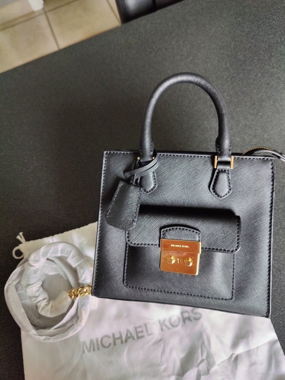 Handtas Michael Kors zwart klein, Ophalen, Zwart, Handtas