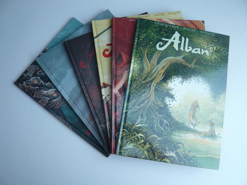 Bd ALBAN tomes 1 à 6 (EO tbe) de FOURQUEMIN, Gelezen, Complete serie of reeks, DIETER / FOURQUEMIN, Ophalen of Verzenden