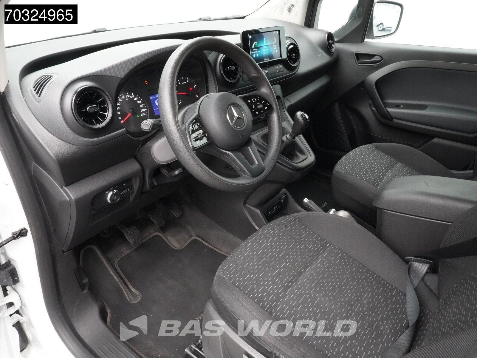 Mercedes Citan 110 L1H1 LED Airco Cruise MBUX CarPlay Euro6, Auto's, Bestelwagens en Lichte vracht, Stof, Gebruikt, Euro 6, 95 pk