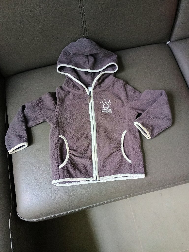 fleece jasje met kap maat 98, Enfants & Bébés, Palomino, Enlèvement ou Envoi, Pull ou Veste, Comme neuf