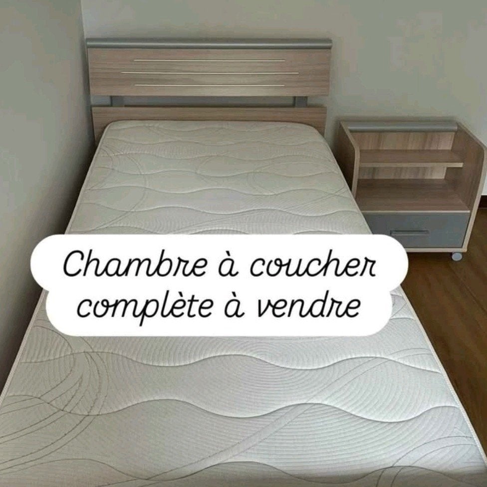 Chambre complète 1 personne, Maison & Meubles, Enlèvement