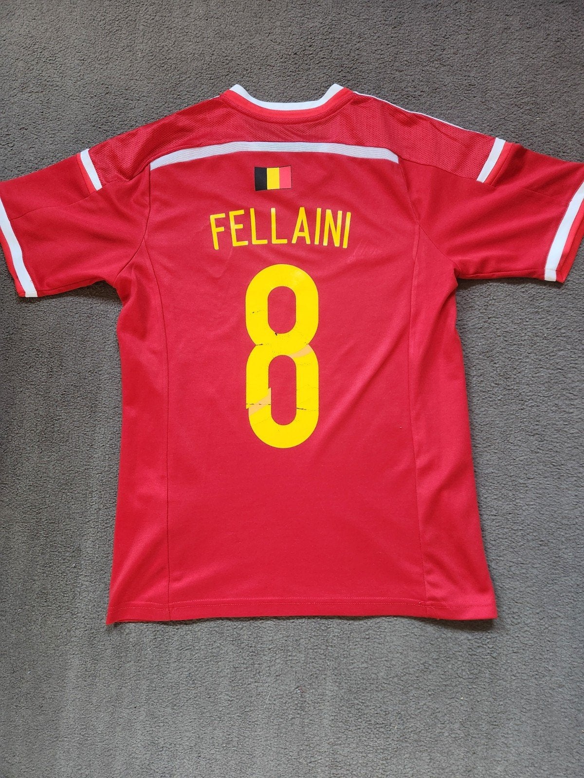 Maillot Belgique 2015 Fellaini S, Taille S, Enlèvement ou Envoi, Utilisé, Maillot