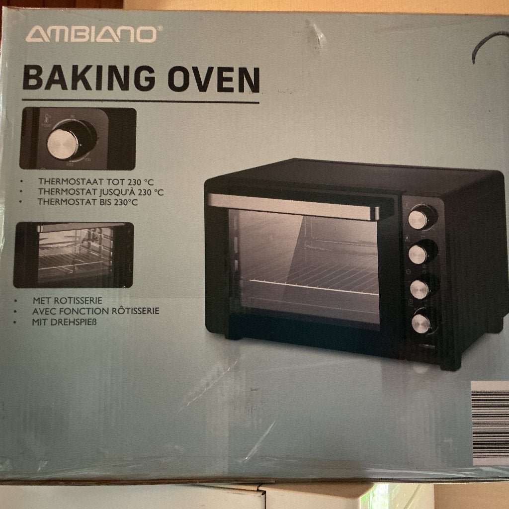 Four Ambiano, Electroménager, Fours, Neuf, Autoportant, Autres marques, Moins de 45 cm, 45 à 60 cm, Air chaud, Enlèvement