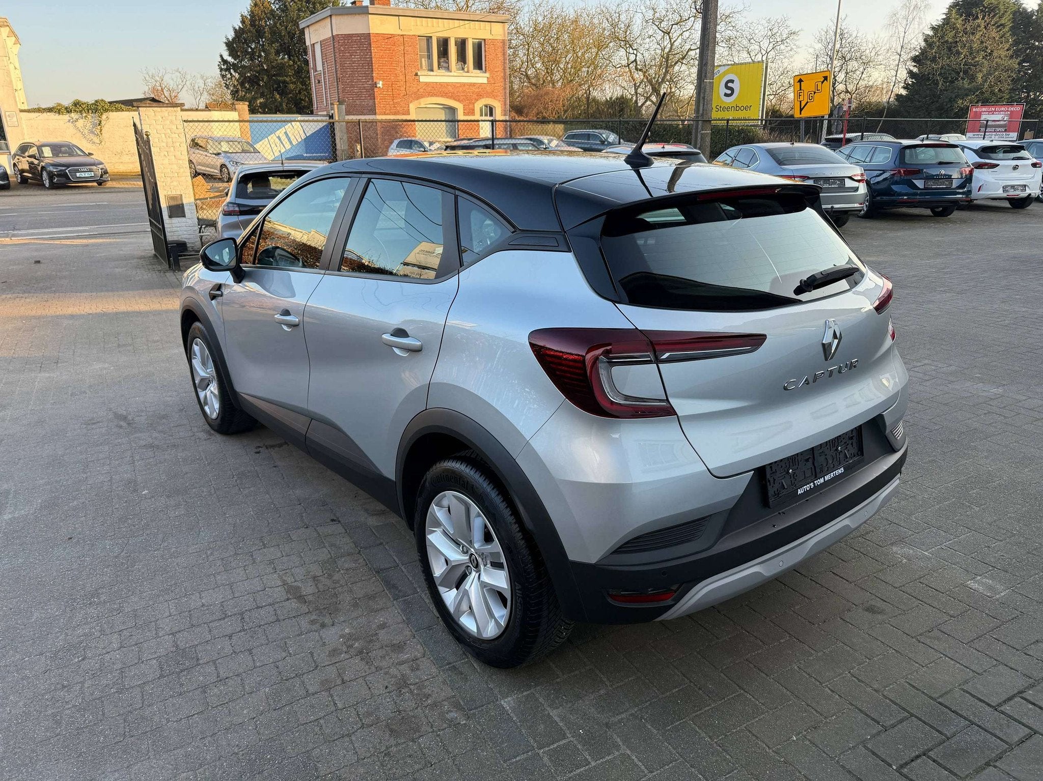 Renault Captur 1.0 TCe Corporate Edit. (EU6D)/navi/pdc/airco, Autos, Renault, 121 g/km, Argent ou Gris, Achat, Euro 6