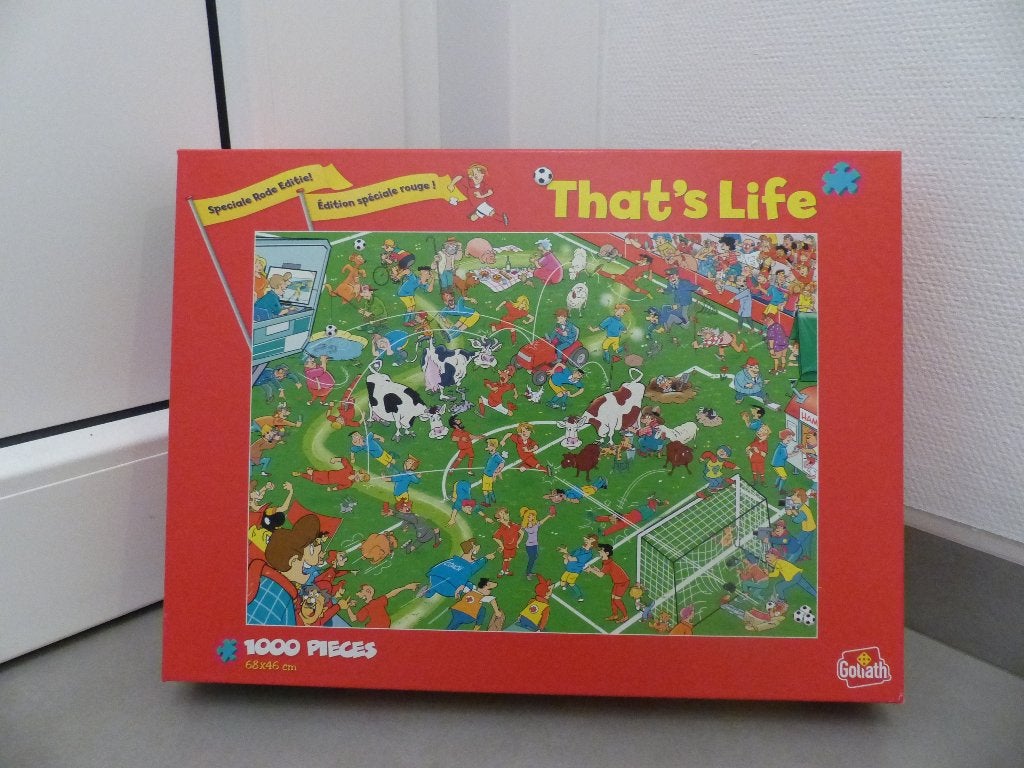 Puzzel That's Life voetbaleditie, Ophalen of Verzenden, 500 t/m 1500 stukjes, Zo goed als nieuw, Legpuzzel