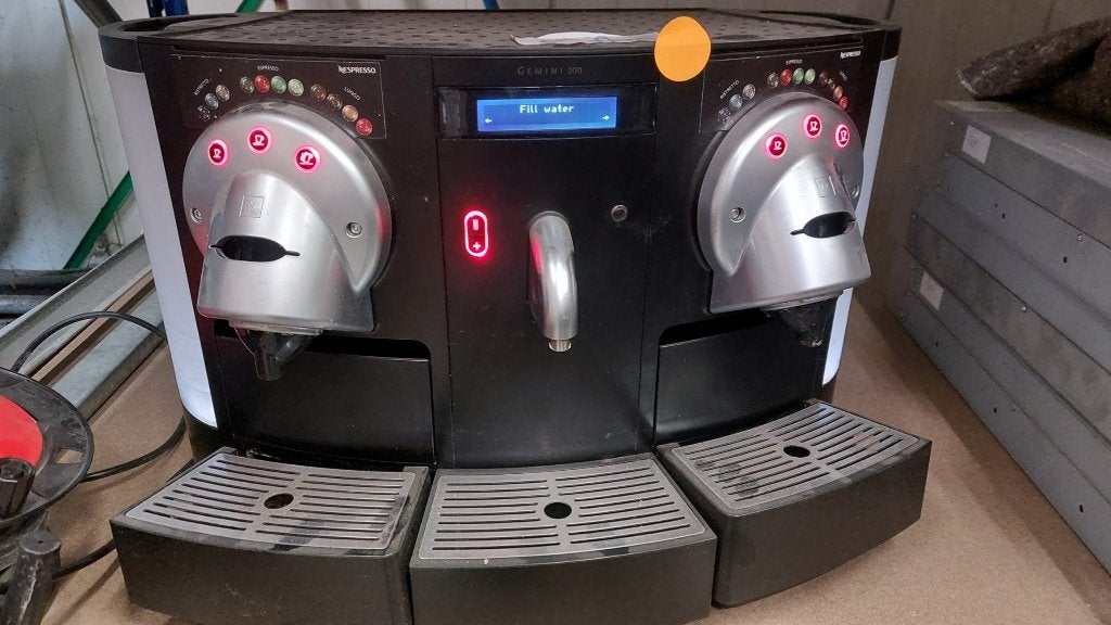 Nespresso Professional Gemini 223/CS203, Enlèvement