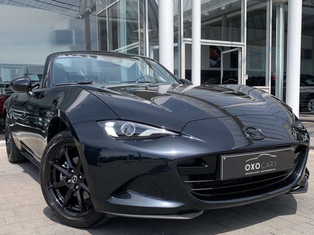 Mazda MX-5 1.5i Skyactiv-G 132CV / CABRIOLET / FULL BLACK /, Autos, Cuir, Achat, Euro 6, Entreprise