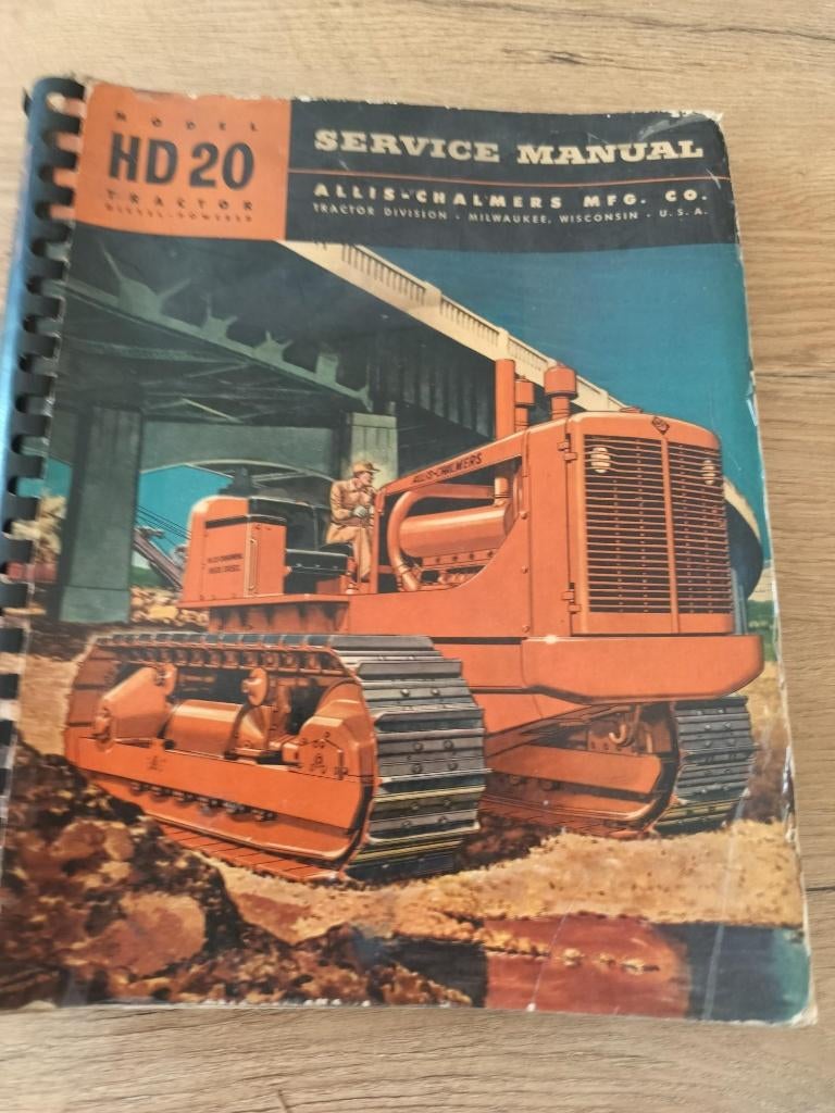 service manual Tractor HD20 allis-chambers, Ophalen of Verzenden