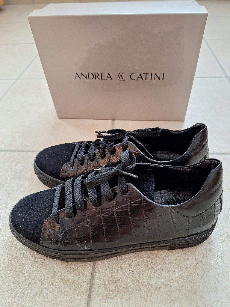 Nieuwe zwarte sneakers Andrea Catini (maat 40), Vêtements | Femmes, Neuf, Enlèvement ou Envoi, Sneakers et Baskets, Andrea Catini