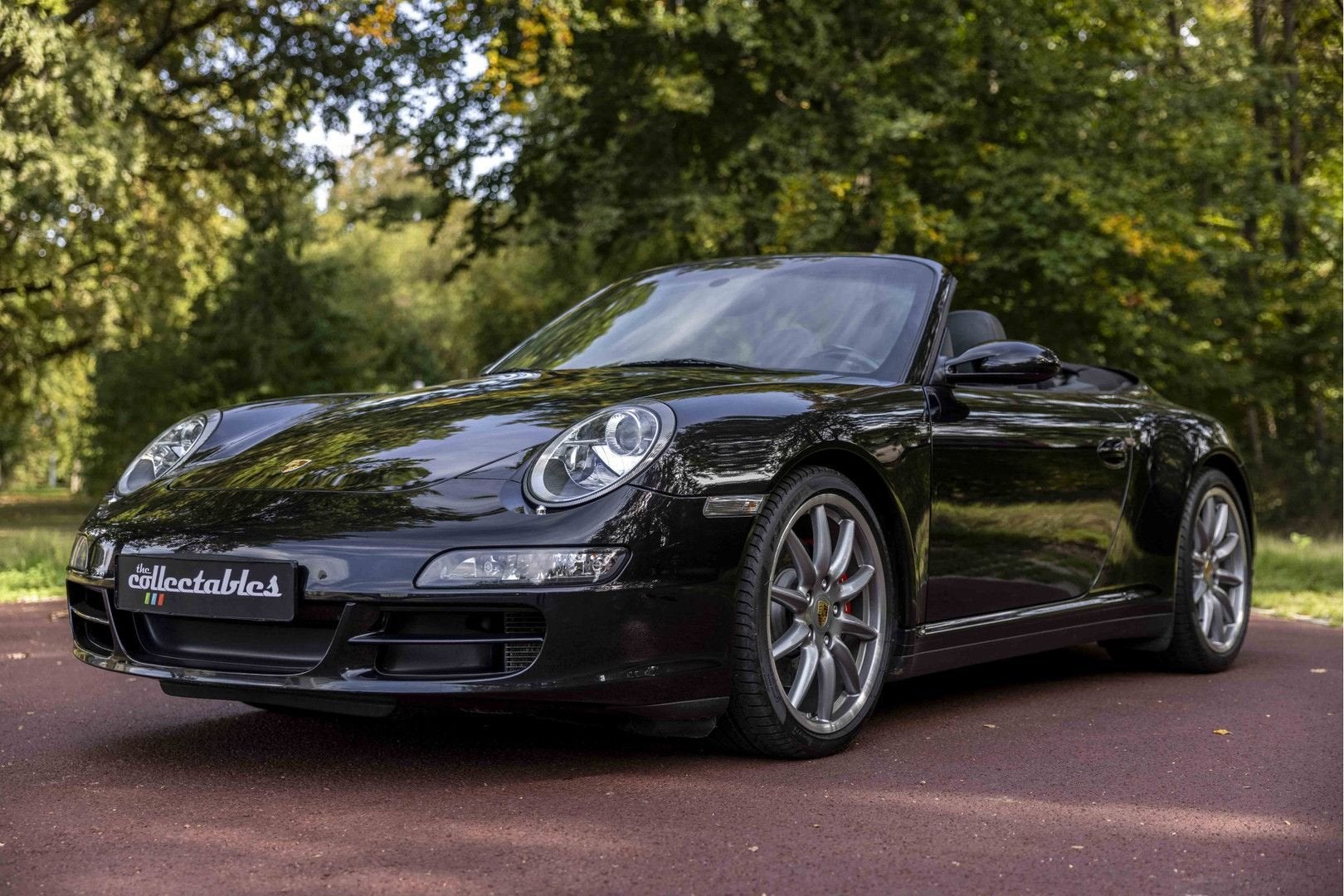Porsche 997 Cabrio 3.8 Carrera 4S, Auto's, Xenon verlichting, 285 g/km, Cabriolet, Zwart
