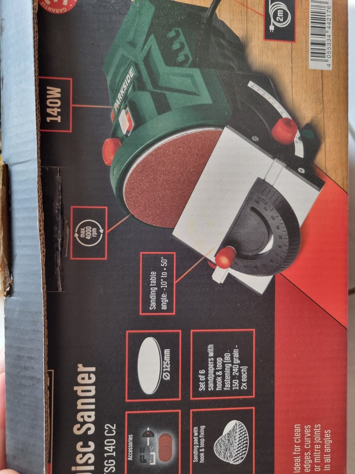 disc sander, Bricolage & Construction, Outillage | Ponceuses, Enlèvement, Comme neuf