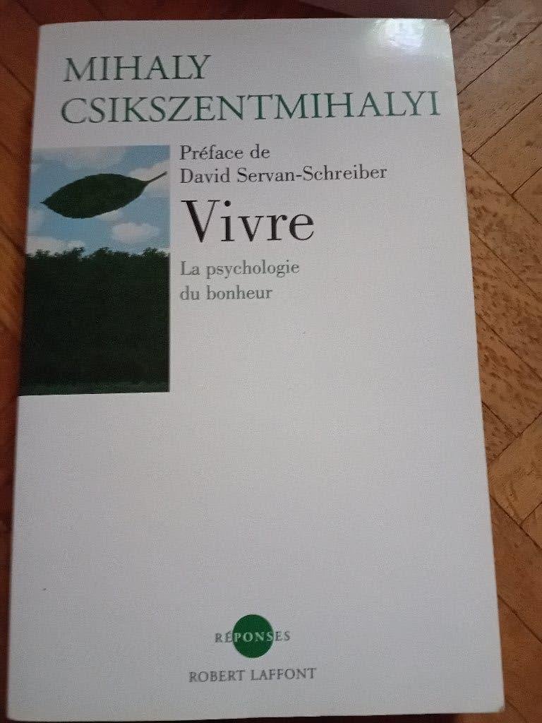 Livre vivre la psychologie du bonheur csikszentmihalyi, Enlèvement
