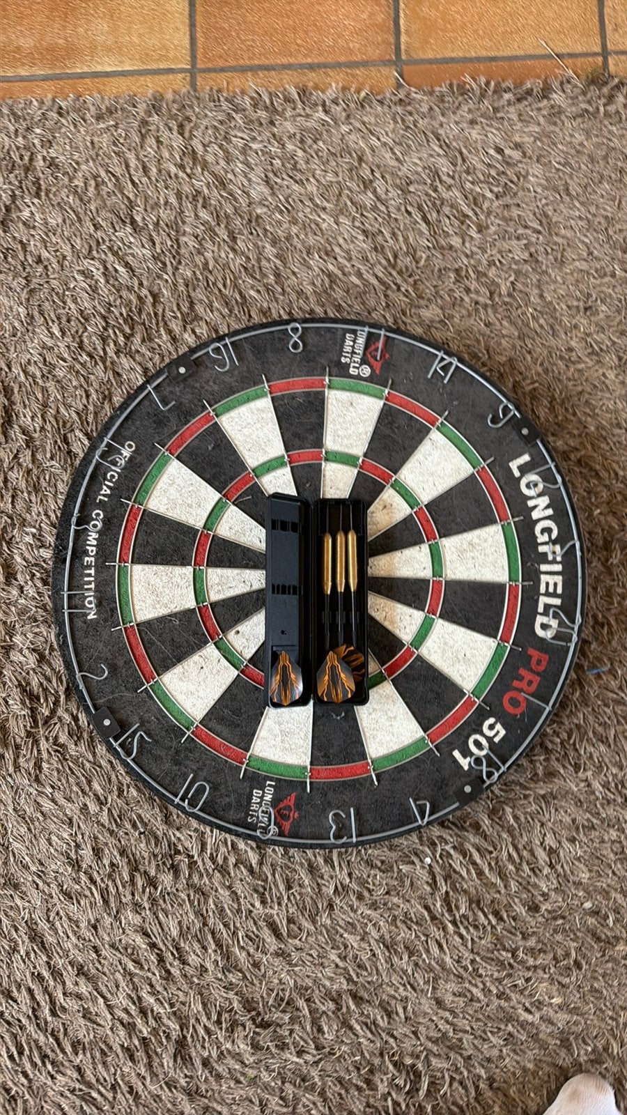 Dartbord + dartpijlen, Enlèvement, Comme neuf, Cible de fléchettes