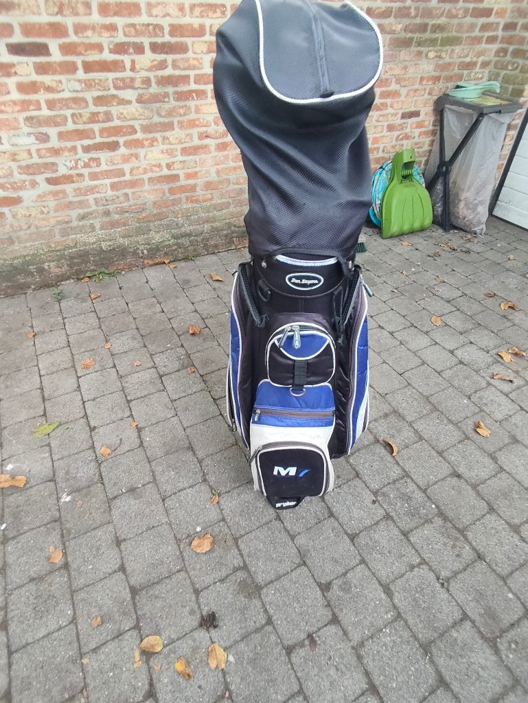 Golf clubs +golfzak, Sports & Fitness, Enlèvement, Utilisé, Sac, Autres marques