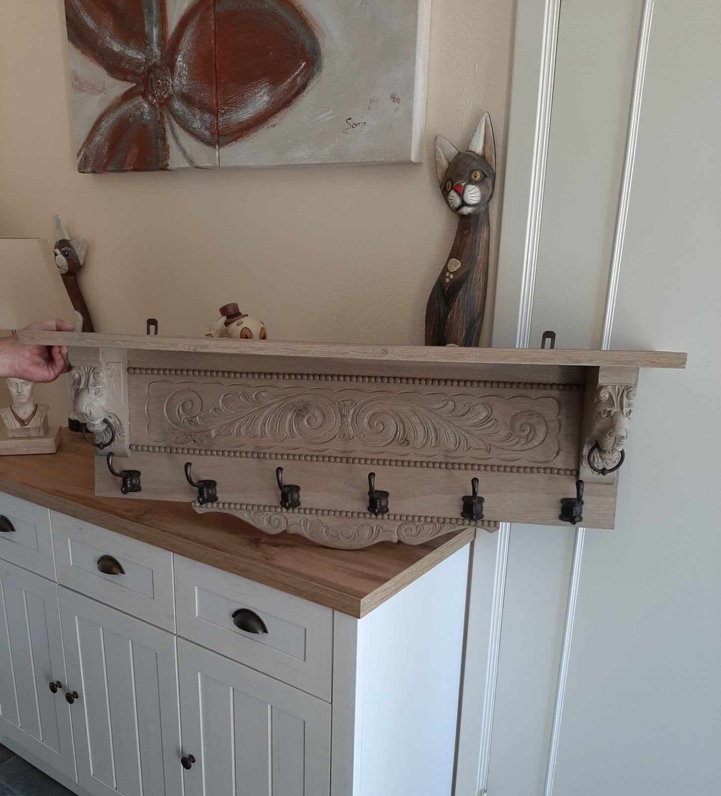 Kapstok 107 cm., Huis en Inrichting, Woonaccessoires | Kapstokken, Ophalen