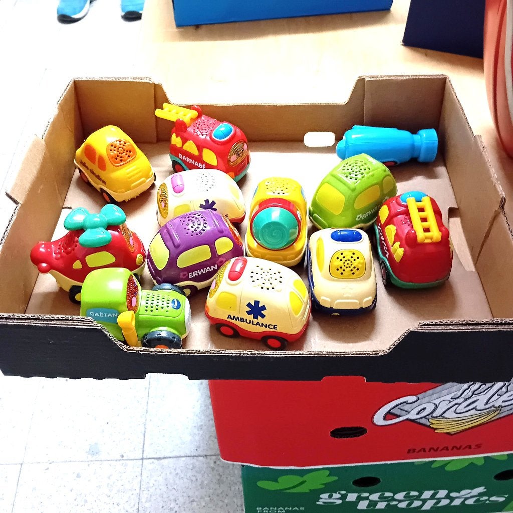 lot de 11 voitures Tut Tut Mobil VTech. 20 euros pour le lot, Enlèvement, Utilisé, 6 mois à 2 ans