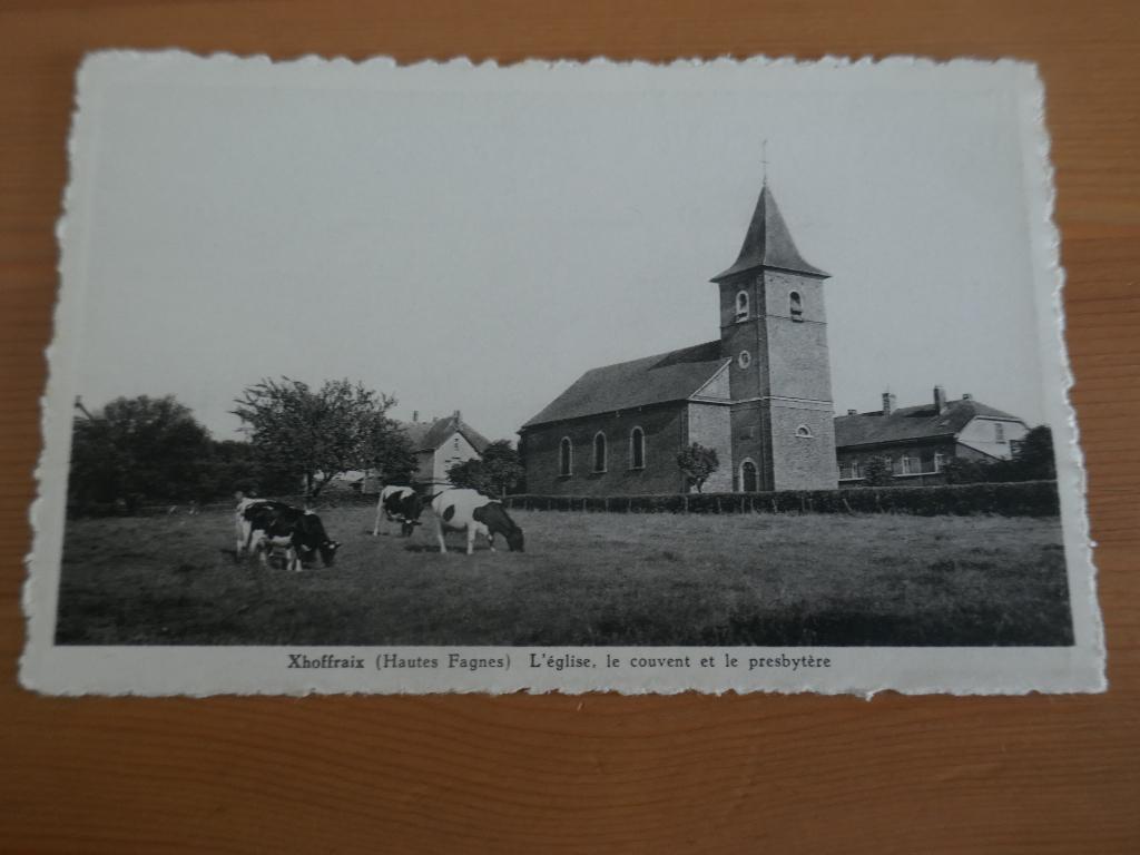 Malmedy Xhoffraix l'église, le couvent et le presbytère, Envoi, Non affranchie, Liège