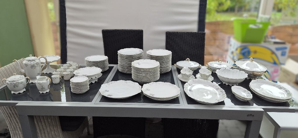 Service à dîner&café Haviland Limoges ancien de 100 pièces, Enlèvement