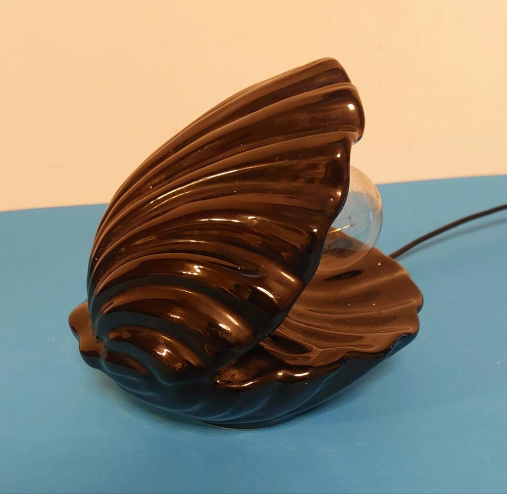 Vintage schelplamp uit 1970, Antiek en Kunst, Ophalen of Verzenden
