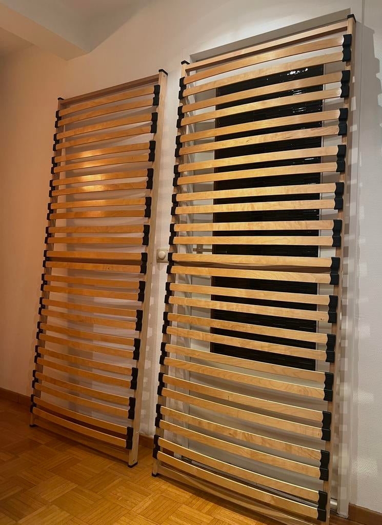 2 Lattenbodems (80 x 200 x 10), Ophalen, Zo goed als nieuw, Bedbodem, 200 cm