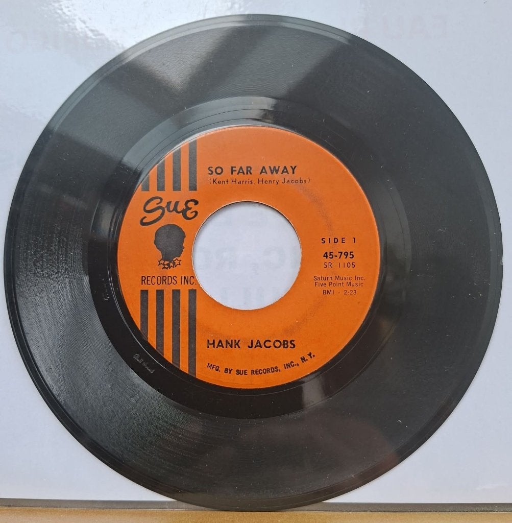 Hank Jacobs - So Far Away / Monkey Hips And Rice, CD & DVD, Vinyles Singles, Pressage original, 7 inch, Utilisé, Jazz et Blues