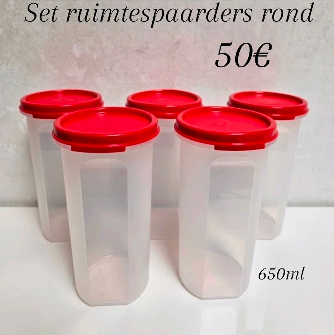 Set d'économiseurs d'espace ronds Tupperware, Enlèvement ou Envoi, Neuf