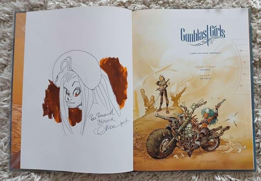 BD Gunblast Girls 1 Crisse Dédicace EO Neuf, Livres, Une BD, Enlèvement ou Envoi, Neuf