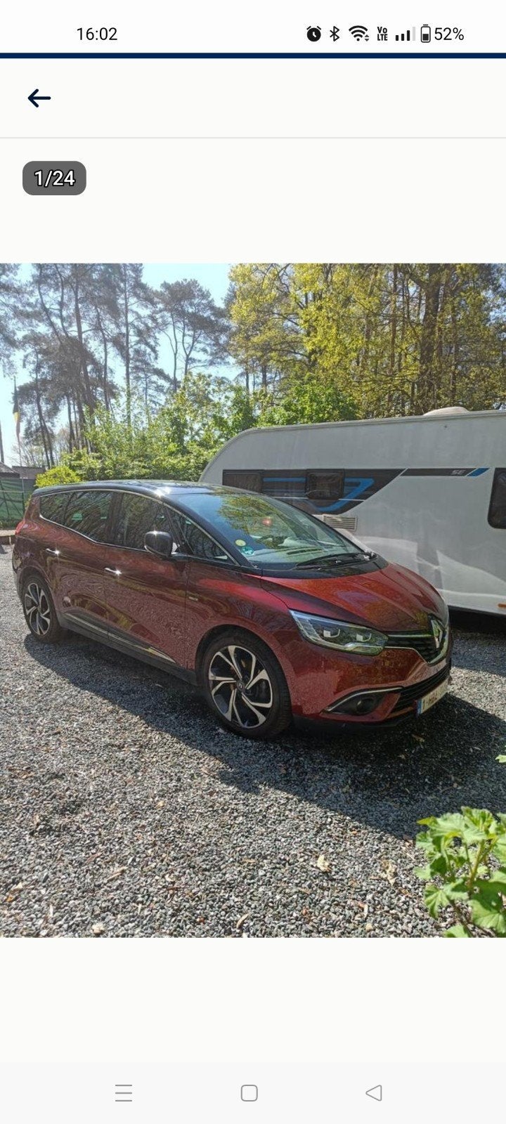 Renault Grand Scenic 7 plaatsen, 1750CC diesel, automaat, Auto's, Renault, Monovolume, Leder en Stof, Diesel, Particulier