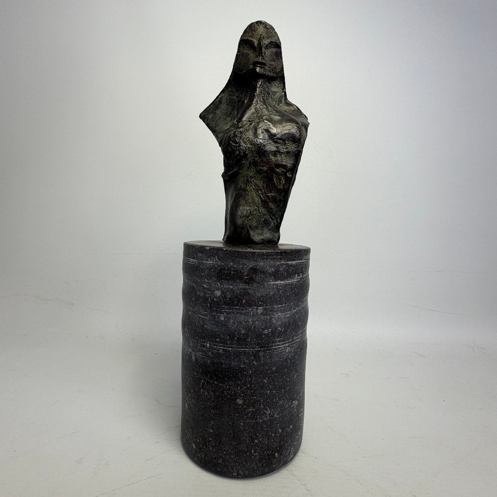 Sculpture en bronze de Marcus de Vestele, Statue, Enlèvement ou Envoi, Marqué, Abstrait
