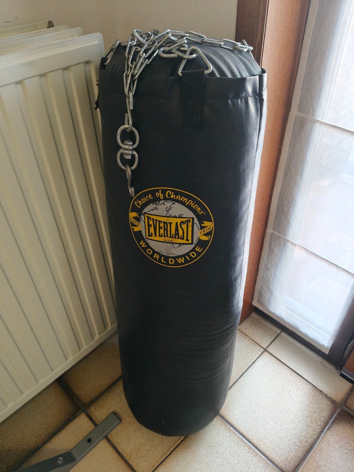 Everlast bokszak 35kg met frame, Ophalen, Bokszak
