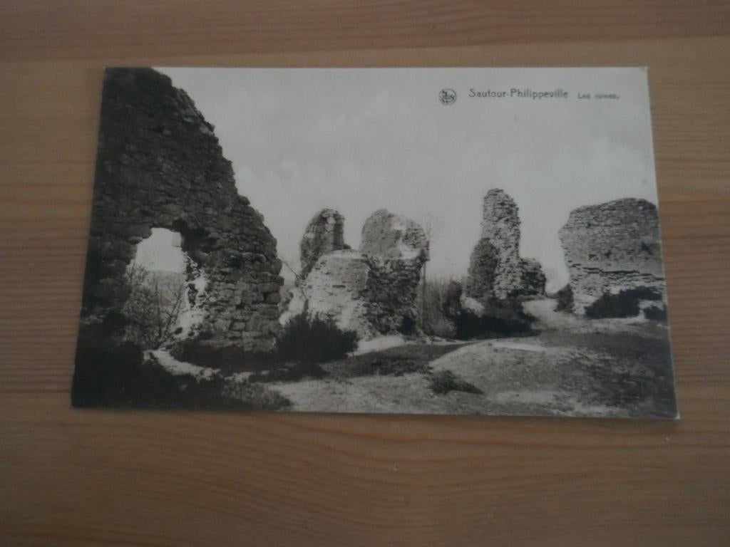 phillippeville - sautour les ruines, Envoi, Non affranchie, Namur